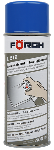 [111311/0007] Lackspray, Verkehrsblau, Hochglanz, Förch, RAL 5017, 400 ml