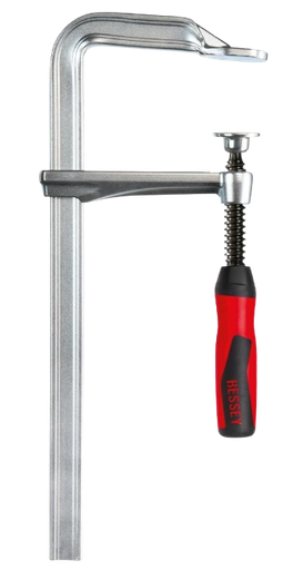 [382211/0010] Ganzstahl-Schraubzwinge, 200 x 100 mm, mit 2K-Griff