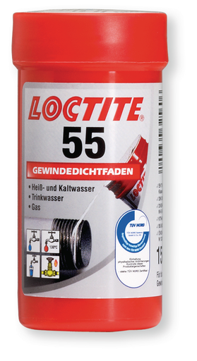 [111010/0010] Gewindedichtband / Gewindedichtfaden Loctite Nr.55 - 160 m