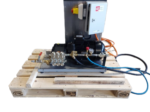 [361110/0028] Druckprüfpumpe, 400 V, bis 200 bar, 38l/min, Lema, 6646HT, (Heisswasser 85°C)