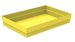[371111/0018] Tropftasse, 1160x960x100 mm, 100 Liter, gelb