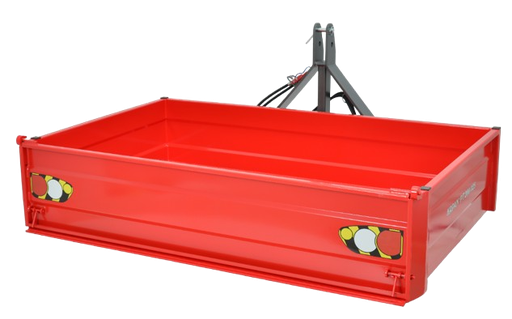 [501095/0001] Kipptransporter für Frontanbau, 200 x 125 x 40 cm, Krpan Impos, hydraulisch