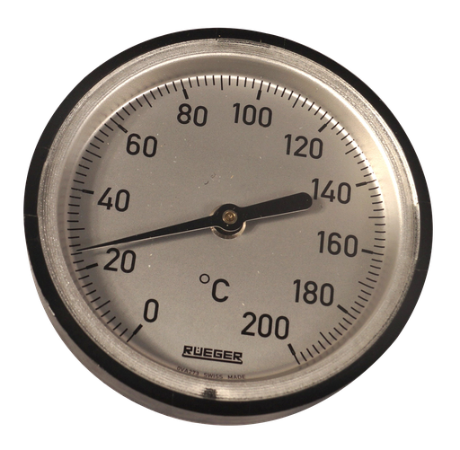 [361012/0006] Thermometer, 0 °C bis +200 °C, mit Haltemagnet