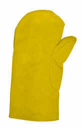 [101013/0014] Handschuh Kevlar, Fäustling, 1 Stück, hitzebeständig bis ~ 500°C, gelb