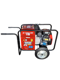 [341012/0011] Stromerzeuger, 12 kVA, Benzin, 230 V / 400 V, Mosa, GE13054, Handfahrgestell