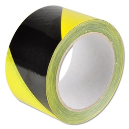 [119912/0009] Warnband selbstklebend gelb/schwarz 60mm
