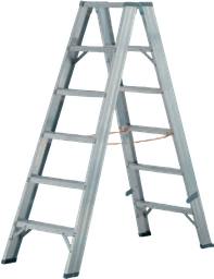 [371410/0067] Stufen-Stehleiter, Alu, 2,00 m / 8 Stufen, Just