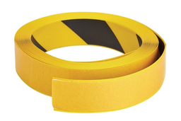 [119912/0010] Warnband selbstklebend gelb/schwarz 50mm