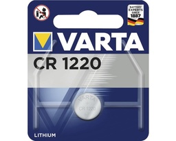[111710/0009] Batterie 3,0V Knopf Lithium CR1220 Varta