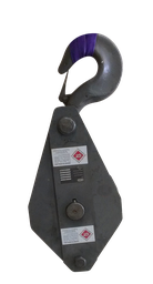 [319020/0005] Haken-Klapprolle, 1-rollig, 10 t