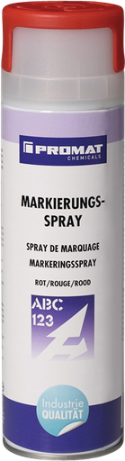 [111211/0008] Markierungsspray; rot; bis + 40 °C; mit 2-Finger Sprühknopf; PROMAT Chemicals