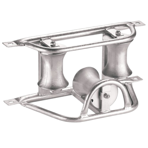 [371914/0030] Rohrverlegerolle aus Stahl, max. 400 kg