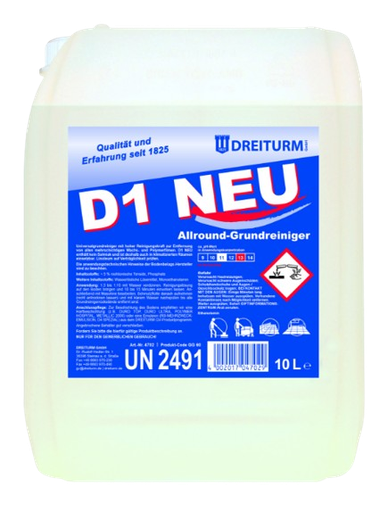 [111513/0016] Allround Grundreininger D1 neu,  10 l - Kanister