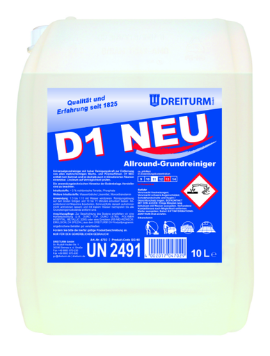 [111513/0016] Allround Grundreininger D1 neu,  10 l - Kanister