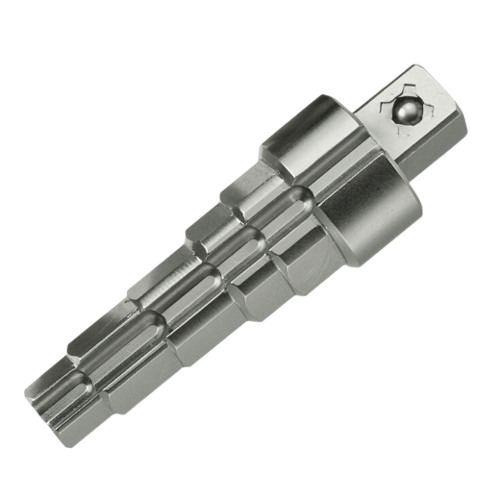 [381218/0004] Universal-Stufenschlüssel, 3/8 bis 1", 1/2" Vierkant, verchromt