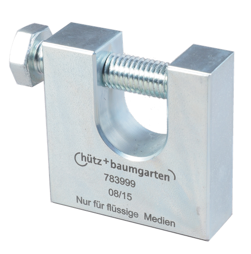 [351715/0125] Rohrstopfen-Sicherung mit Schraube, Hütz, reibschlu¨ssig, ab DN 80