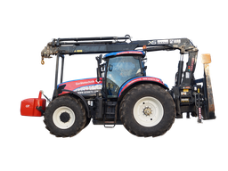 [501011/0002] Traktor mit Ladekran HIAB, funkgesteuert, New Holland, T 7030