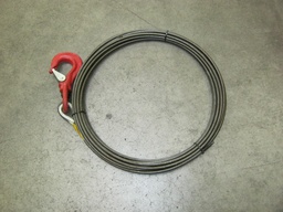 [311395/0076] Tirakseil 10 mm, Seilänge 20 m, Spitze und Haken CHR
