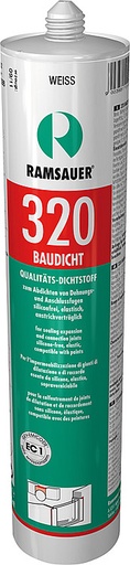 [111010/0022] Dichtungsmasse Baudicht 320 weiß 310ml