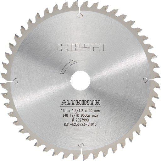 [351513/0035] Kreissägeblatt Hilti SCM22-A 165mm, ALU