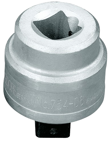 [381714/0006] Aufsteckknarre links, 1" Vierkant