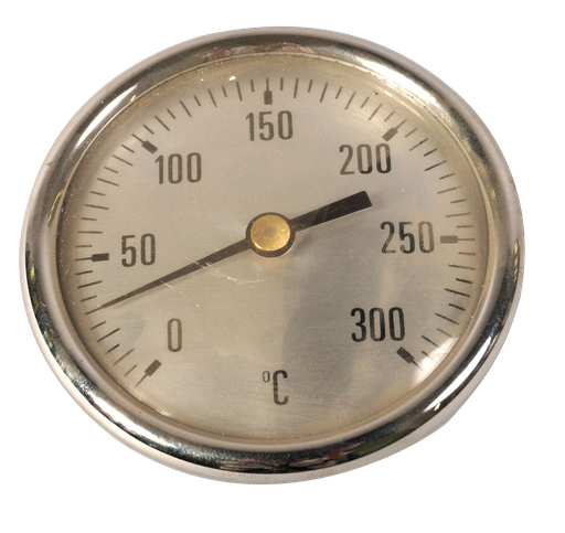 [361012/0005] Thermometer, 0 °C bis +300 °C, mit Haltemagnet