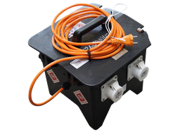 [341210/0002] Trafo, 230 V, Abgang 4 x 42 V, 1 kVA