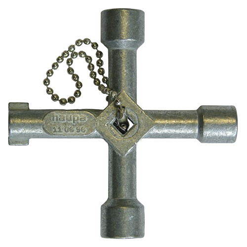 [389011/0024] Universal-Schaltschrankschlüssel, Haupa, 110696