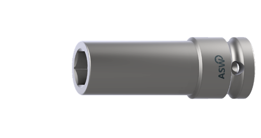 [351630/0034] Schlagschrauber-Nuss, SW 30, 1/2", lang