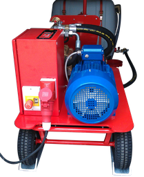 [361110/0024] Druckprüfpumpe im Prüfanhänger, 400 V, bis 25 bar, 68 l/min, Esders, MPP 68-25
