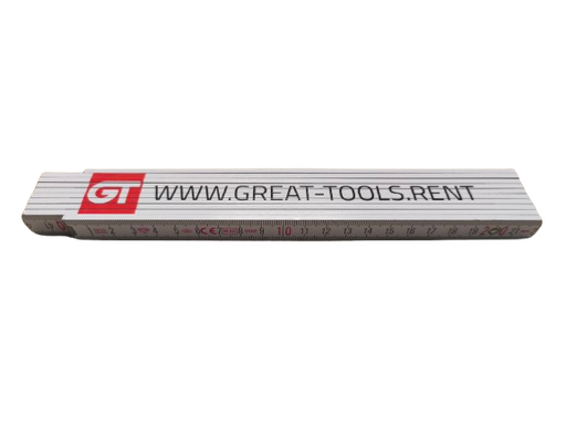 [382019/0026] Gliedermasstab 3m mit Logo