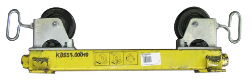 [321714/0003] Rollenbock verstellbar, mit Kunststoffrollen, bis Ø 500 mm, 500 kg