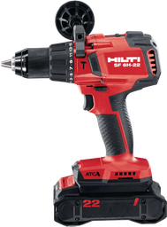 [351010/0038] Schlagbohrschrauber, bis 13 mm, Akku, 21,6 V, 4 Ah, 80 Nm, HILTI, SF 6H 22 Nuron