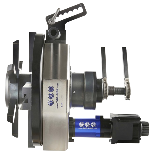 [351711/0045] Rohranfasgerät, Ø 72 bis 406mm, 230V, TAG, PREP 16, innenspannend