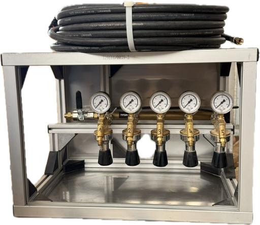 [329111/0039] Verteilerstation Argon/CO2 (Bündel), 5-fach, 40m Schlauch 3/8"