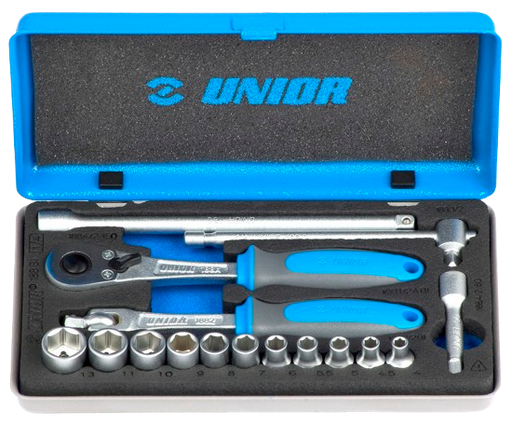 [381712/0027] Stecknuss-Satz, SW 4 bis 13 mm, 1/4" Vierkant