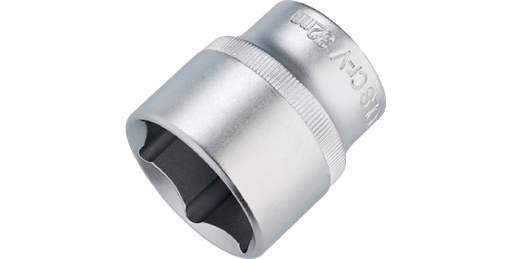 [381710/0124] Stecknuss, SW 6 mm, 3/8" Vierkant, verchromt