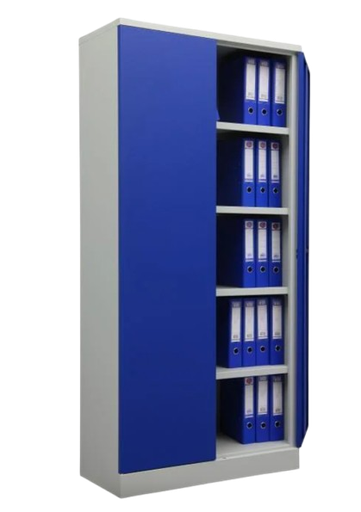 [307011/0024] Stahl-Universalschrank 195 x 92 x 42 cm, mit 4 Fachböden