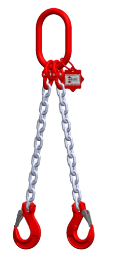 [319011/0044] Kettengehänge 2-Strang 3,0 m, 1,5 / 2,12 t, verkürzbar