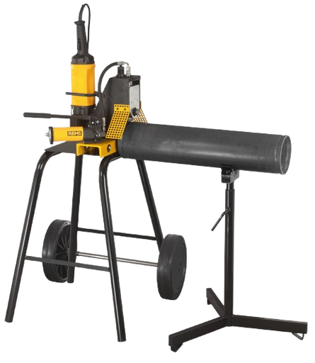 [352010/0012] Rollnutmaschine, Ø 1" bis 12", 230 V, REMS, Collum 2, inkl. Untergestell fahrbar