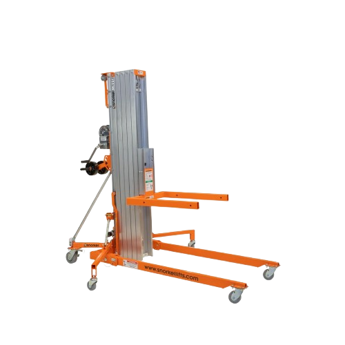 [311510/0017] Materiallift Snorkel, ML25I, Hub 7,6 m, inkl. seitl. Stützen, Tragkraft 272 kg