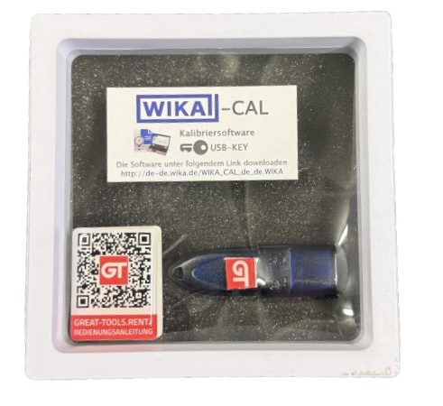 [361095/0038] Log-Template USB-Dongle, für Software WIKA-Cal,  Zubehör für Wika Druckmessgerät