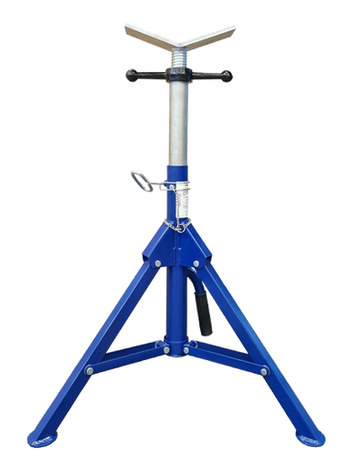 [372012/0027] Rohrstütze mit V-Kopf, h= 69 - 110 cm, max. 450 kg, Fold-A-Jack, klappbar