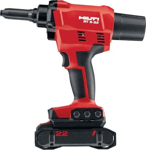 [351629/0024] Blindnietgerät, 2,4 bis 5 mm, Akku 22V, 4,0 Ah, Hilti, RT 6-22, Nuron