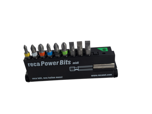 [381811/0022] Bit Set Universal / 10-teilig, mit PZ-, PH- und Schlitz-Bits, mit Bithalter