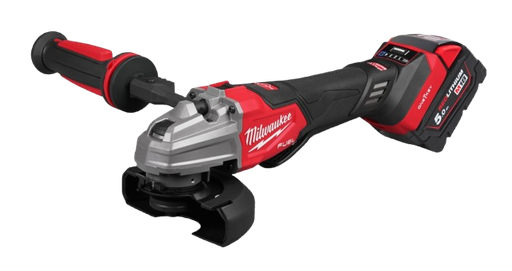 [351212/0081] Winkelschleifer, 125 mm, Akku, 18 V, 5,0 Ah, Milwaukee, M18 Fuel, Zweihand