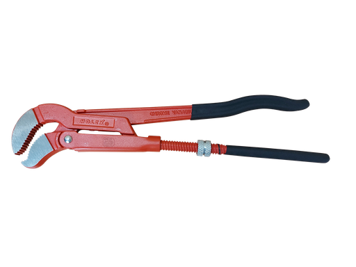 [381113/0040] Eckrohrzange mit S-förmigem Maul, bis 1 1/2", für Reinraum