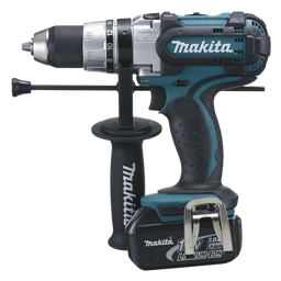[351010/0020] Schlagbohrschrauber, bis 13 mm, Akku 18 V, 3 Ah, 80 Nm, Makita, BHP454RFE