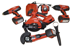 [351010/0024] Meisterset, "Gebäudeservice", Akku, HILTI