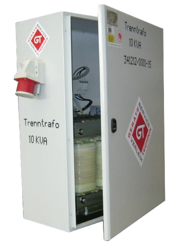 [341212/0001] Trenntrafo, 400 V / 32 A, Abgang 400 V / 32 A, 10 kVA